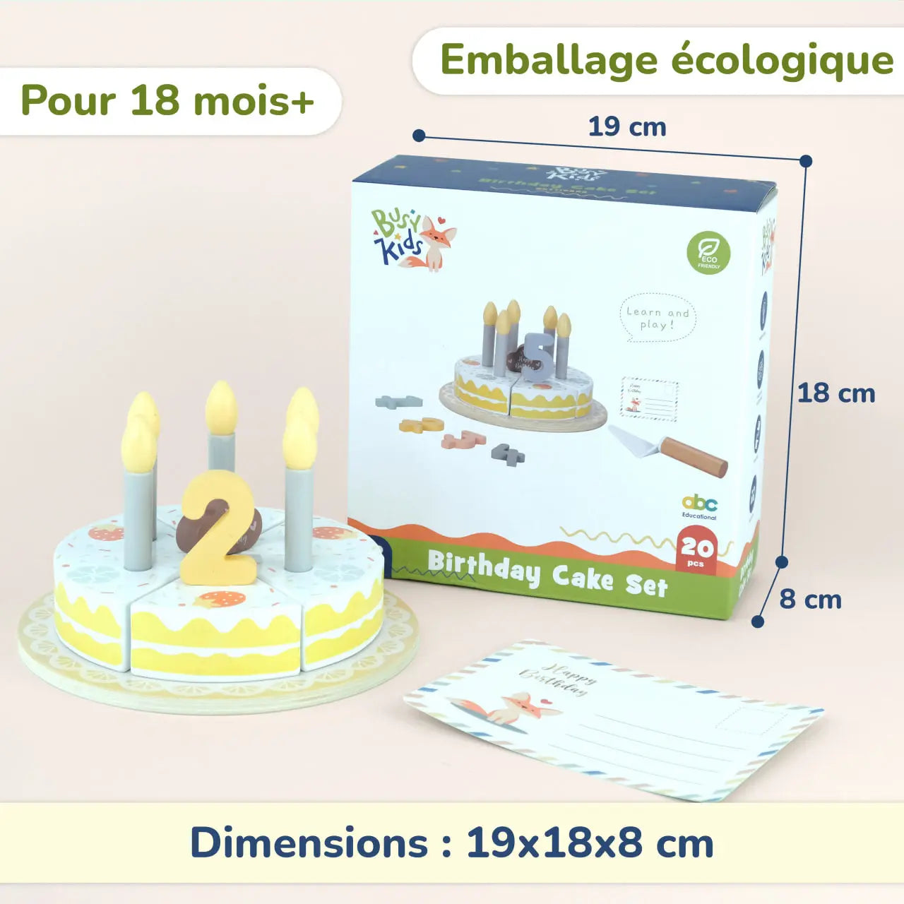 Gâteau en bois pour enfants BusyKids BusyKids Europe s.r.o.