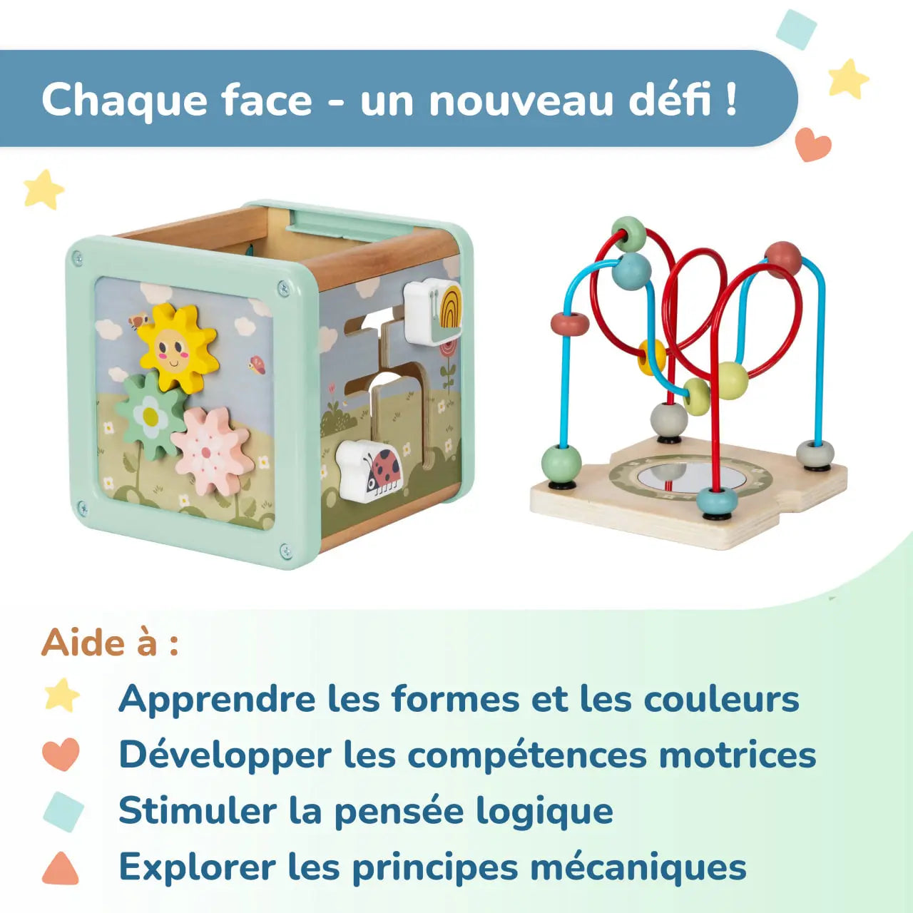 Cube éducatif multifonctionnel BusyKids BusyKids Europe s.r.o.