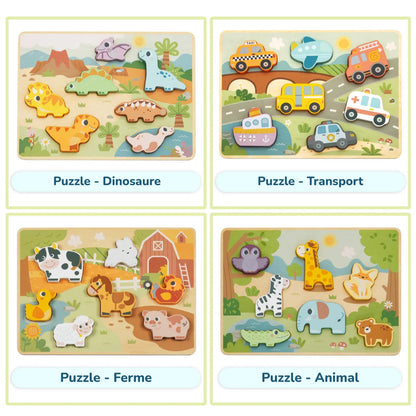 Puzzle en bois pour enfants avec animaux de BusyKids BusyKids Europe s.r.o.