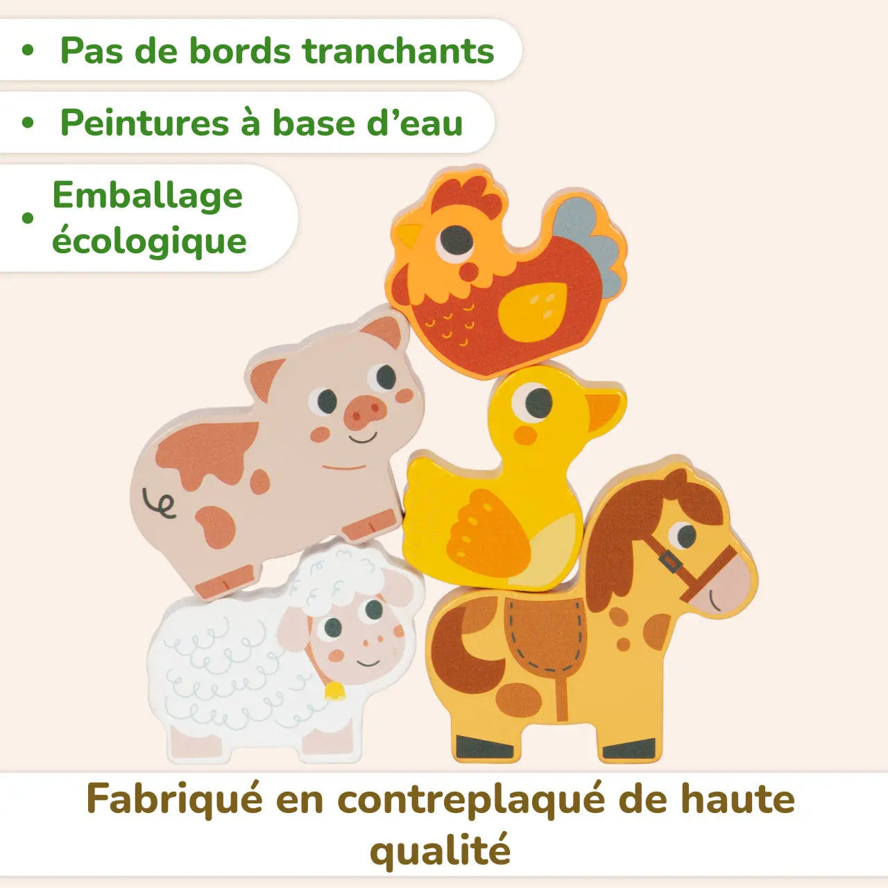 Puzzle captivant pour enfants de BusyKids - "Ferme" BusyKids Europe s.r.o.
