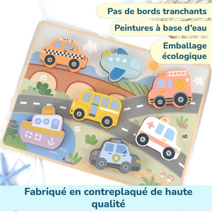 Puzzle "Transport" de BusyKids BusyKids Europe s.r.o.