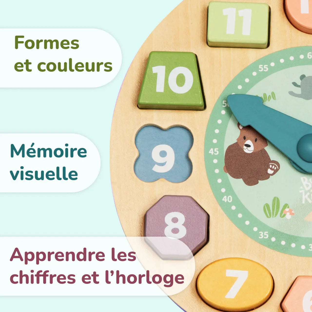 Horloge-Puzzle Enfant BusyKids BusyKids Europe s.r.o.