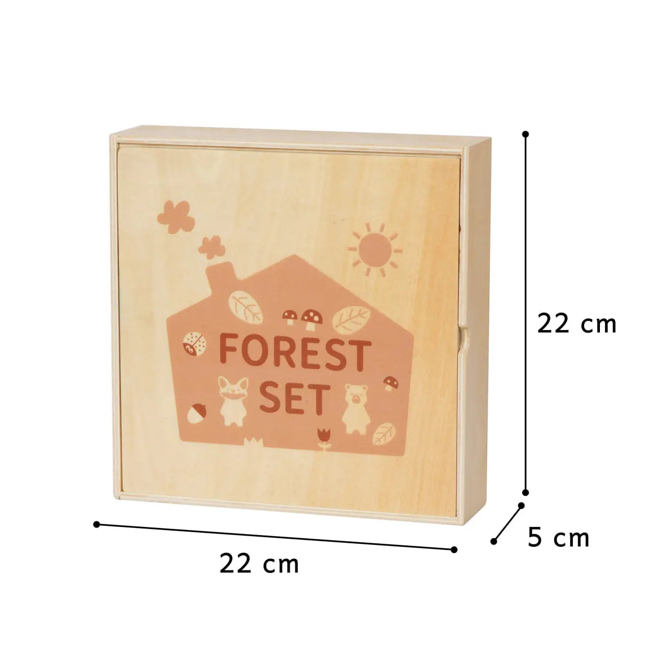 Set de figurines en bois Montessori "La Forêt" BusyKids Europe s.r.o.