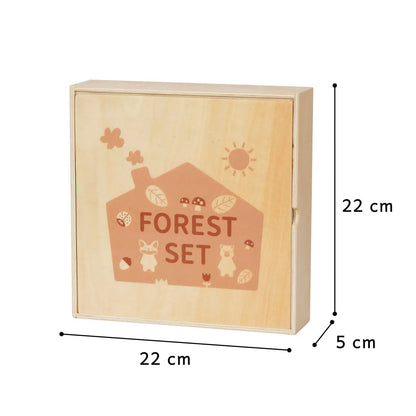 Set de figurines en bois Montessori "La Forêt" BusyKids Europe s.r.o.