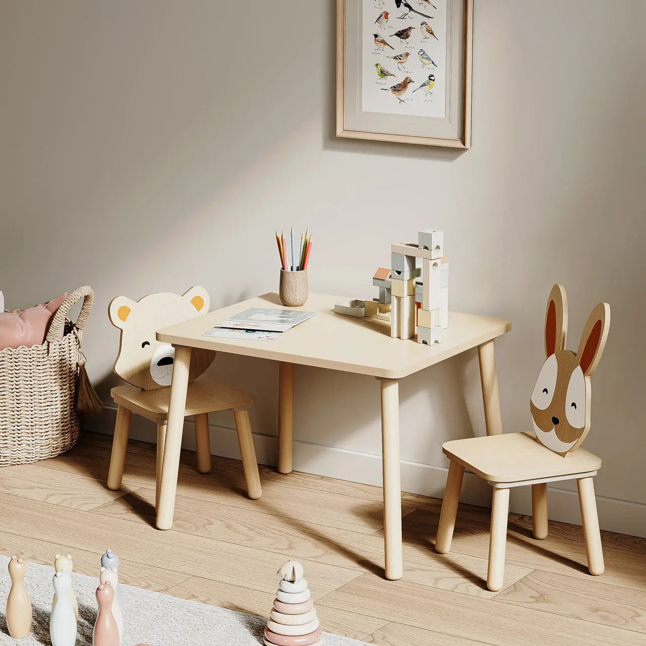 Ensemble de Deux Chaises et une Table Compacte BusyKids Europe s.r.o.
