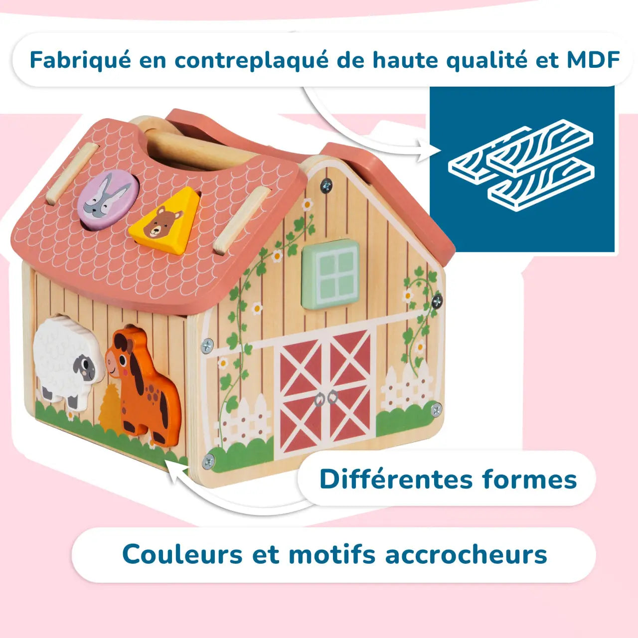 Busykids maison à formes BusyKids Europe s.r.o.