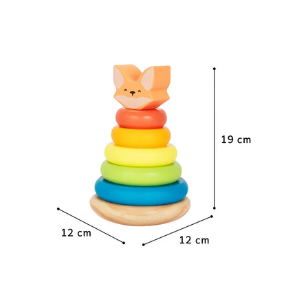 Pyramide en bois pour enfants "Renardeau" de BusyKids BusyKids Europe s.r.o.