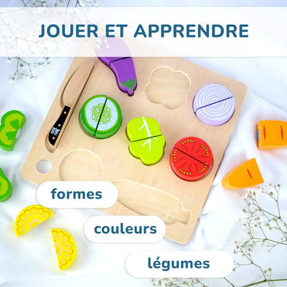 Le trieur en bois  Montessori "Légumes" pour enfants BusyKids Europe s.r.o.