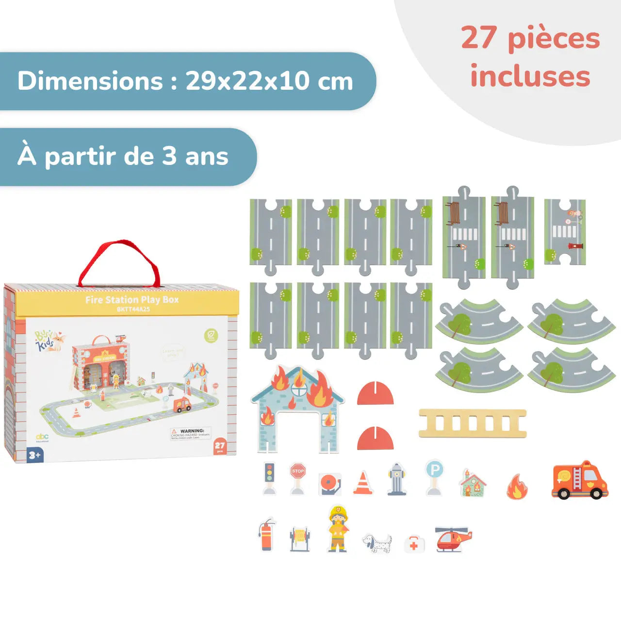Jeux montessori mobile "Station de Pompiers" BusyKids" BusyKids Europe s.r.o.