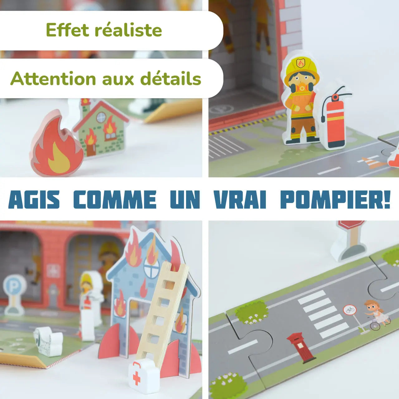 Jeux montessori mobile "Station de Pompiers" BusyKids" BusyKids Europe s.r.o.
