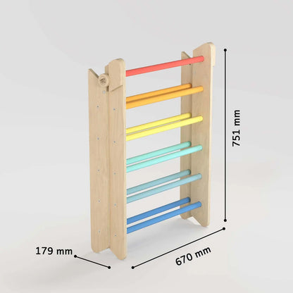 Ensemble - Triangle de Pikler et un grand toboggan à double face BusyKids Europe s.r.o.