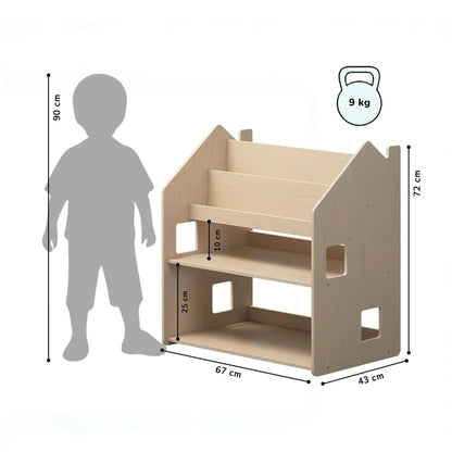 Étagère Montessori 2 en 1 polyvalente BusyKids Europe s.r.o.