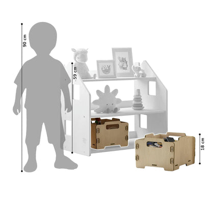 Boîte de rangement pour jouets BusyKids